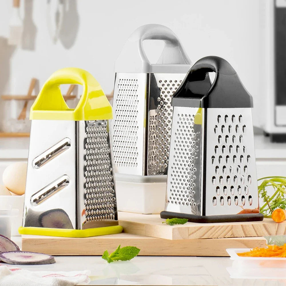 Multifunctional Vegetable Grater Chopper 4 Side Manual Stainless Steel Cheese Garlic Ginger Fruit Cutter Slicer Kitchen Gadgets