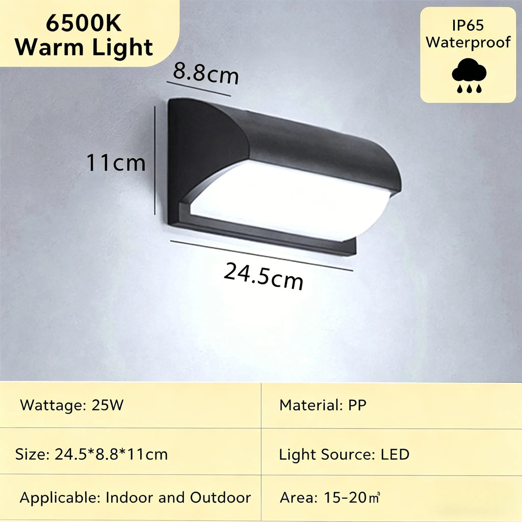 Outdoor LED Wall Lamp Waterproof Exterior Wall Light For Porch Garage Garden Courtyard Villa Indoor Wall Lamp Light 110V 220V