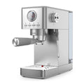 20 Bar Espresso Machine Stainless Steel With Steam Milk Frother Compact Home Barista Coffee Maker For Latte Cappuccino Moka