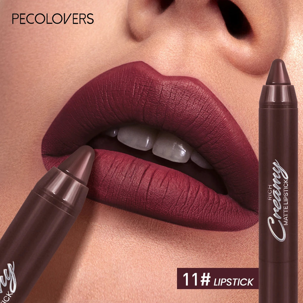 Smooth Lip Glaze,Waterproof, Moisturizing Matte Lipstick Pen,Perfect for Party & Stage Makeup