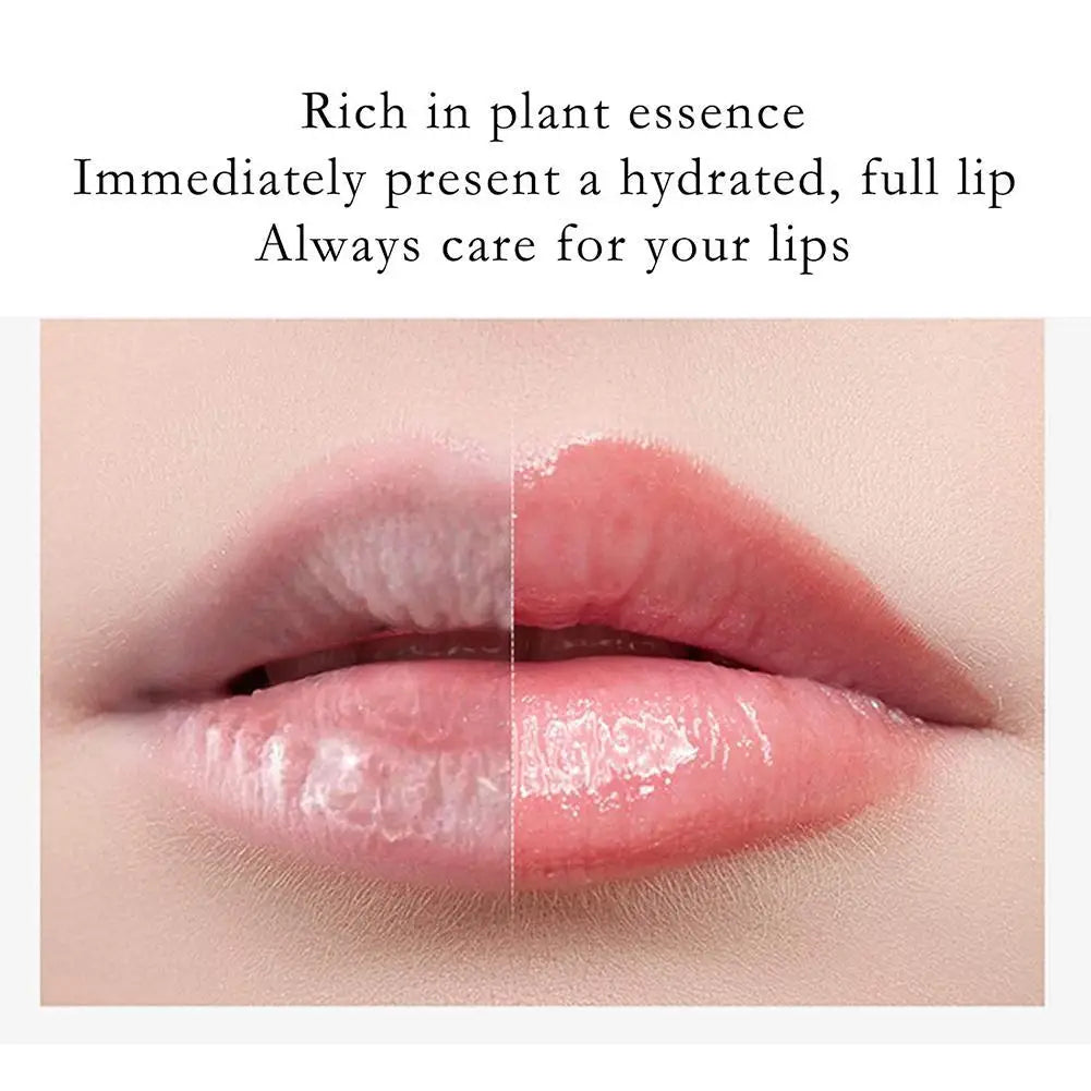 Strawberry Fruit Flavored Roll On Lip Oil, Transparent Plumping Lip Gloss for Teens Girls,Roll-On Hydrating Norishing Lip Gloss