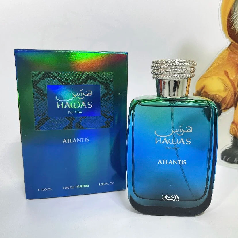 Hawas Pheromone Men's Perfume 3.4oz Long Lasting Fragrance Suitable for Any Occasion Christmas Gift Idea