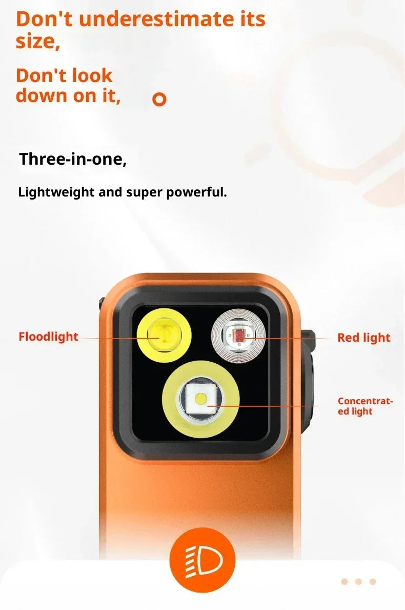 OLIGHT Oclip Pro S Ultra Portable Outdoor Flashlight Strong Light Camping Mini Torch 500LM Aluminum Alloy Flashlight Accessories