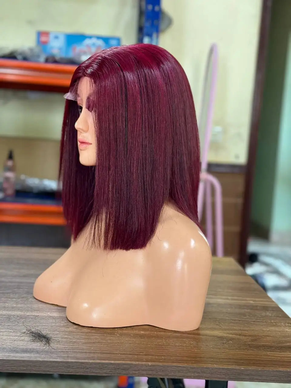 Wholesale 12A Grade Vietnamese Human Hair Bone Straight HD Lace Closure Wigs ,200% Density 2x6 Super Double Drawn Kim K Bob Wig