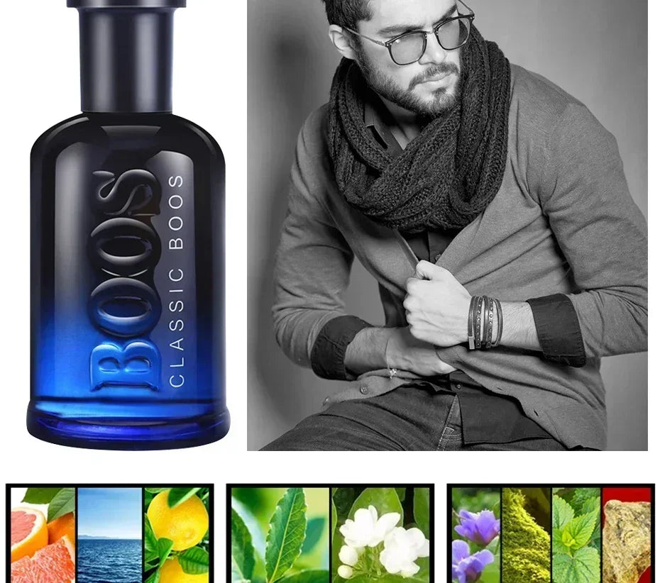 Hot Sale Perfume For Men Self Confidence Cologne Perfume Atomizer Fresh Temptation Gentleman Parfum Male Fragrance Cologne