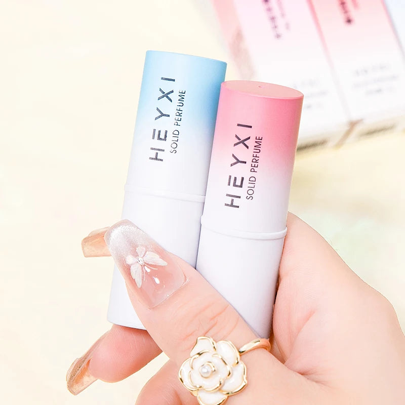Solid Fragrance Cream, Natural Formula with Long-Lasting Light Fragrance, Mild and Non Irritating/With Plant Squalane