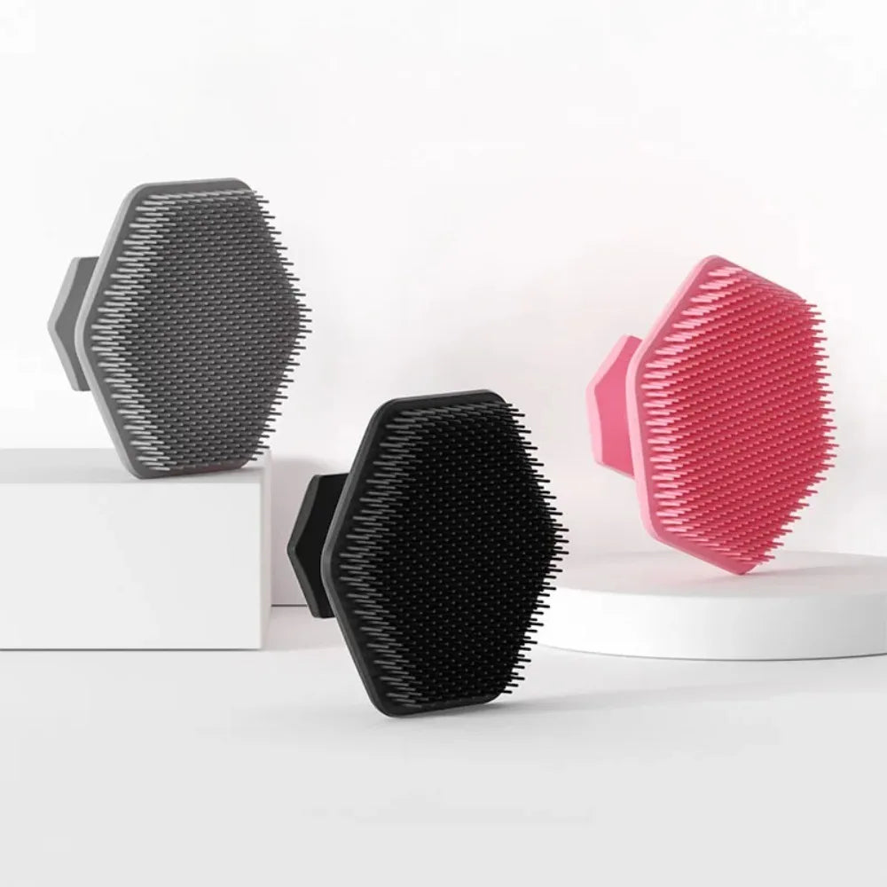 Silicone Facial Cleaning Brush, Mini Deep Clean Massage Face Scrubber for Men Shaving Daily Skincare Beauty Cleaner Accessories