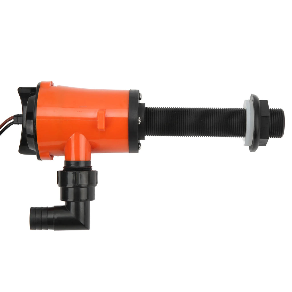 Aerator Livewell Pump 800GPH 12V 4.0A Portable Submersible Fish  Pump for Boat Marine Aerator Livewell Pump Boat Bilge Pump