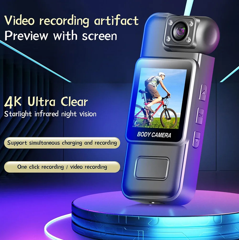 Mini Camera Ultra HD 4K WiFi Portable Digital Video Recorder Police BodyCam Infrared Night Vision Sports DV Riding Camcorder 카메라
