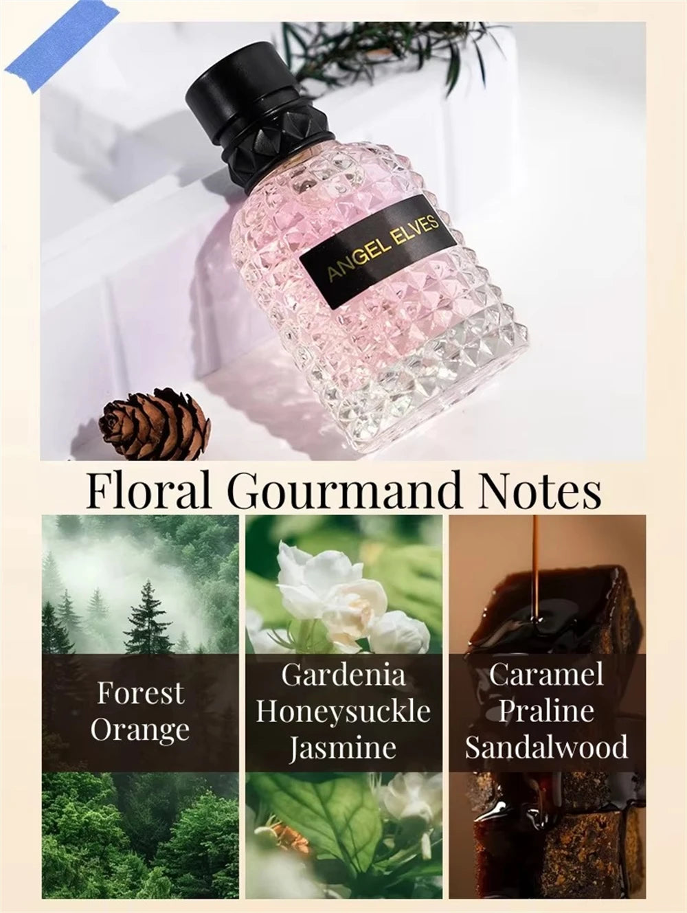 Luxury Brand Perfume Women 향수 ml Damen Parfums Femme Sweet Floral Scent Spray 120 Pheromone Perfumes De Mujer Gift Box 4Pcs Set