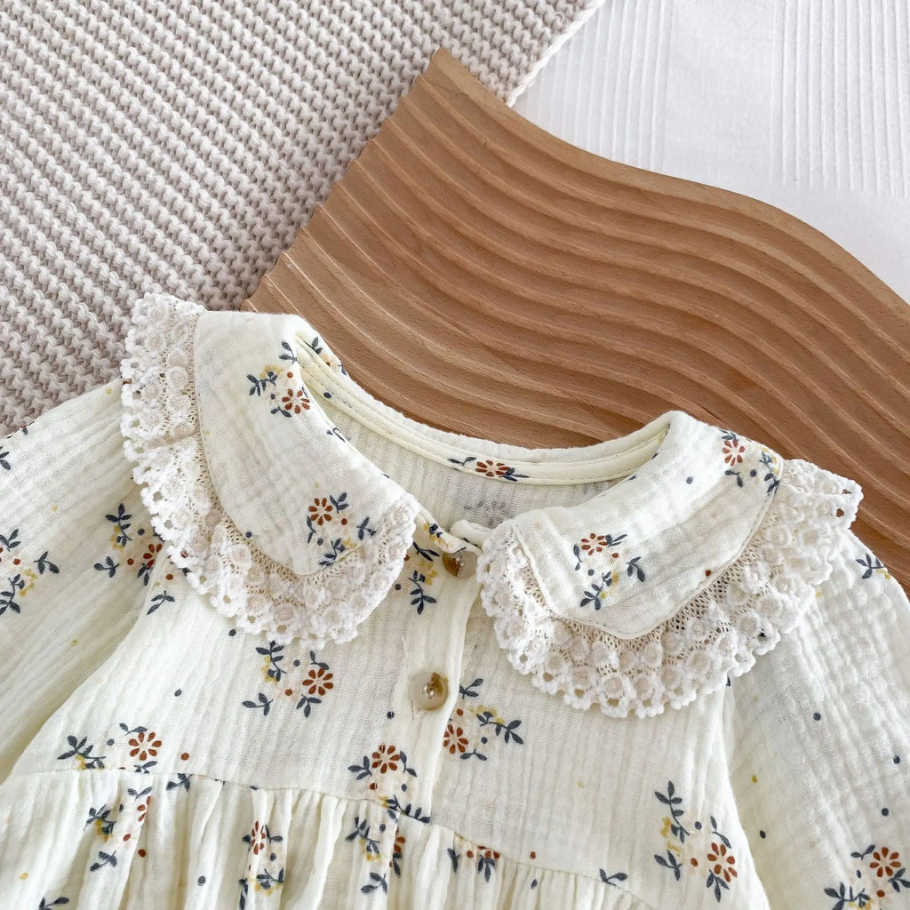 Spring Baby Clothing Newborn Girls Romper+Hat Floral Infant Overalls 0-24Months Baby Outfits
