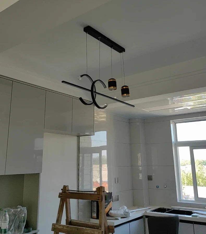 Modern Restaurant Pendant Lights LED Dining Tables Kitchens Ceiling Lights Modern Minimalist Hotels Bars Cafes Home Decor
