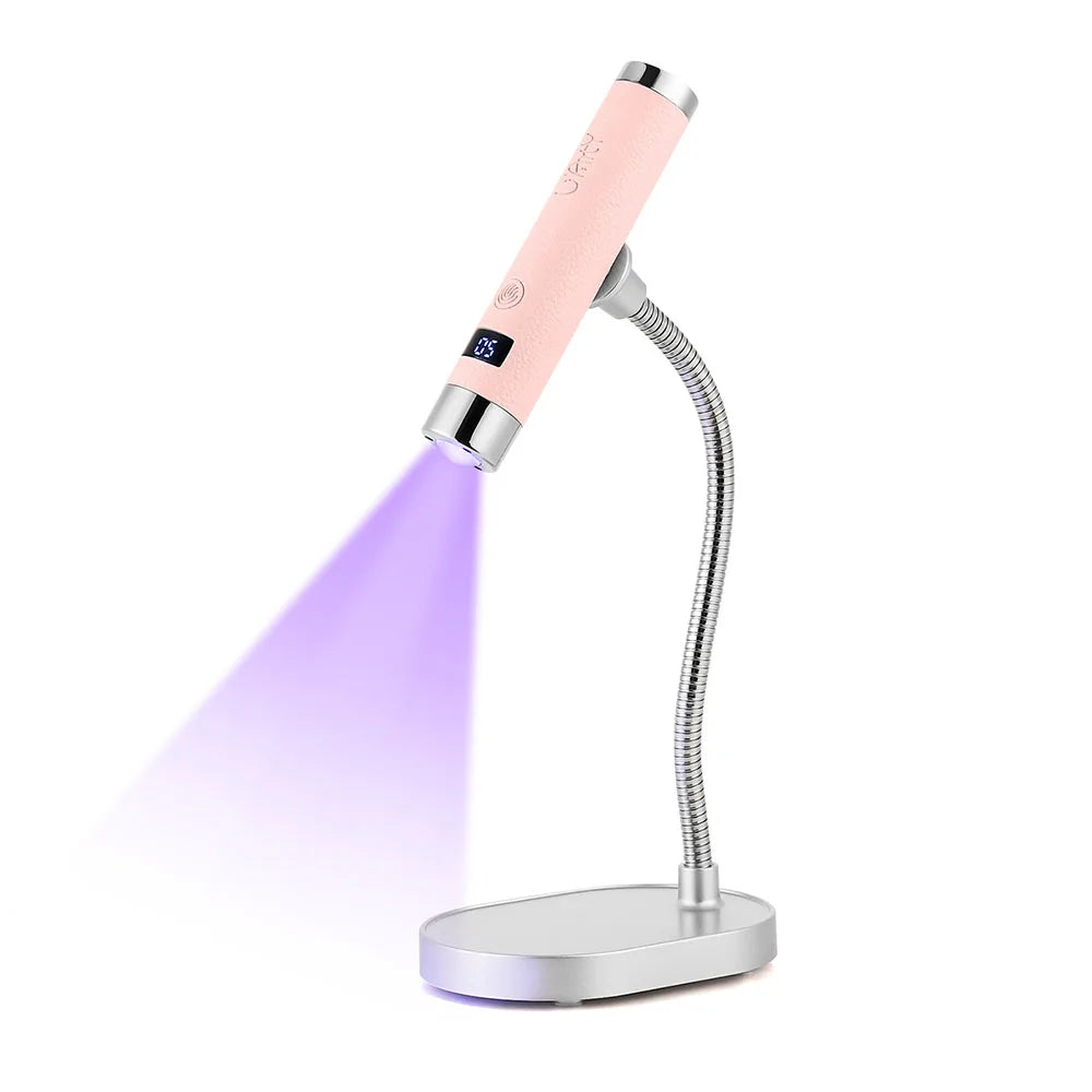 Auto-Sensing Handheld Nail Dryer Smart Sensor Nail Gel Curing Desk Nail Lamp Portable Gel Nails Fast Drying UV LED Light Pen