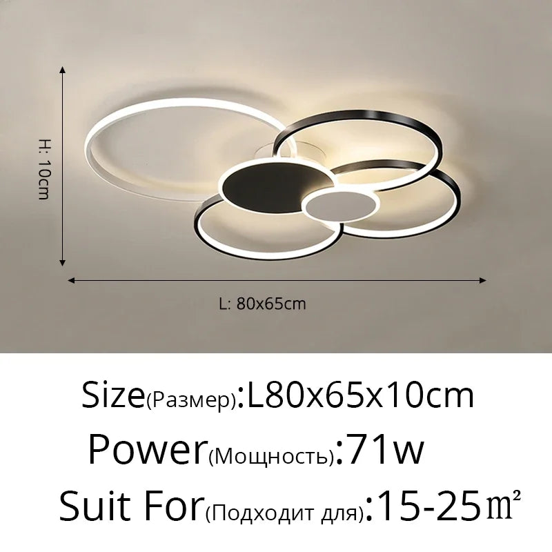 New Modern LED Ceiling Lights For Living Room Chandelier Bedroom Kitchen Ceiling Lamp Modern Apartment Hotel Chandelier Lighting