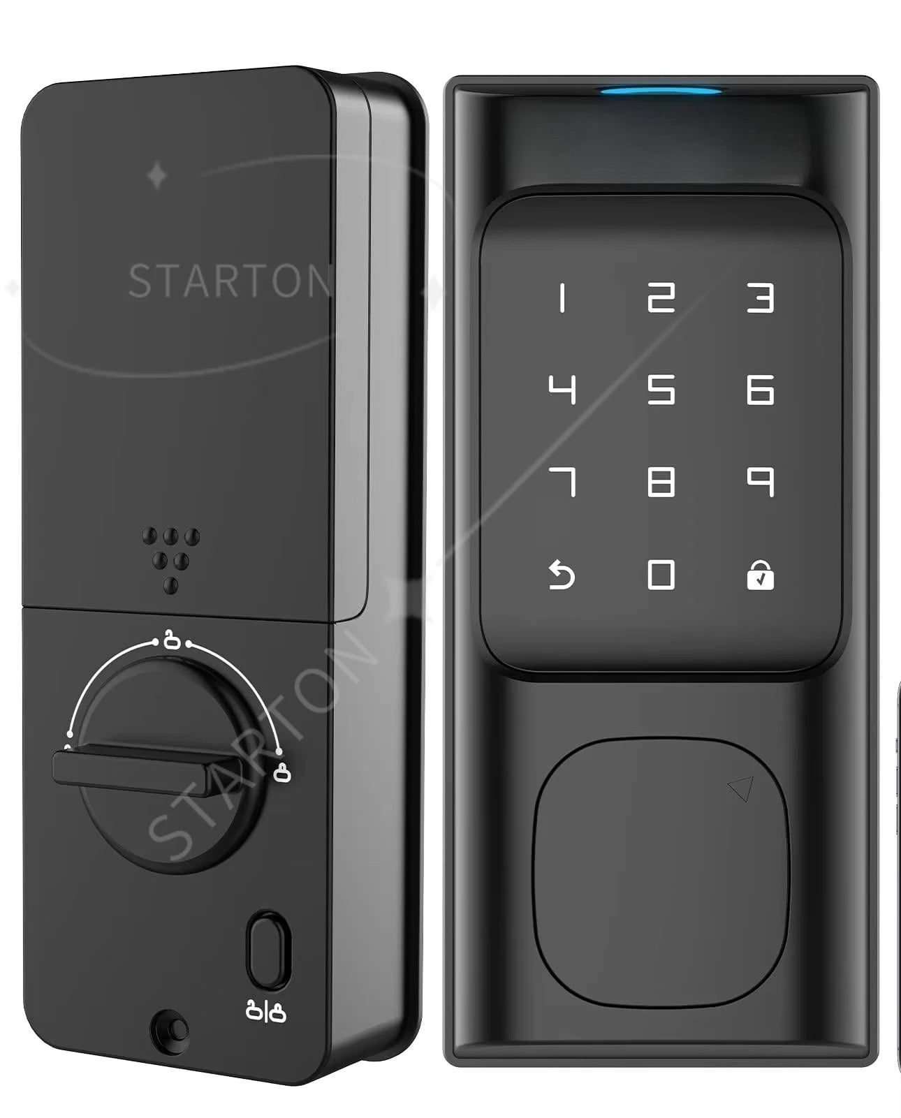 Home Security Anti-Theft Digital Automatic Intelligent Biometric Fingerprint Deadbolt Electric Bolt Door Lock