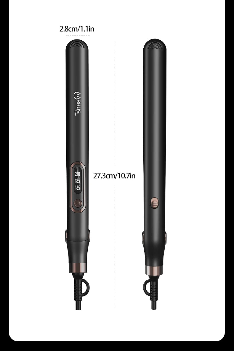 10 Seconds Fast Heating Hair Straightener Curler 2 in 1 For Xiaomi Professional Hairdressing Tools Hot Comb Hair Iron Brush