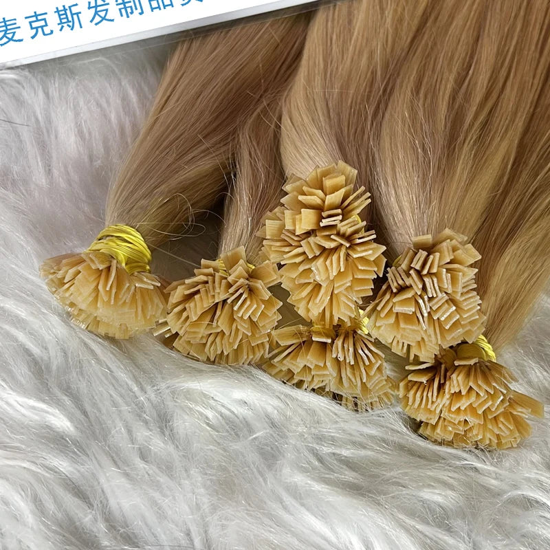 Remy Hair 1g/s 18-28 inch Real Remy Flat Tip Human Hair Extension Silky Straight Dark Brown Pre Bonded Keratin Fusion Hair