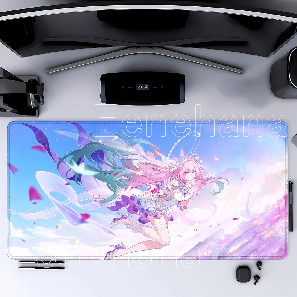 Mouse Pad Honkai Star Rail Cyrene HD printing Pretty Gaming Lock Edge Large Rubber Anime kawaii Mousepad Laptop offices Desk Mat