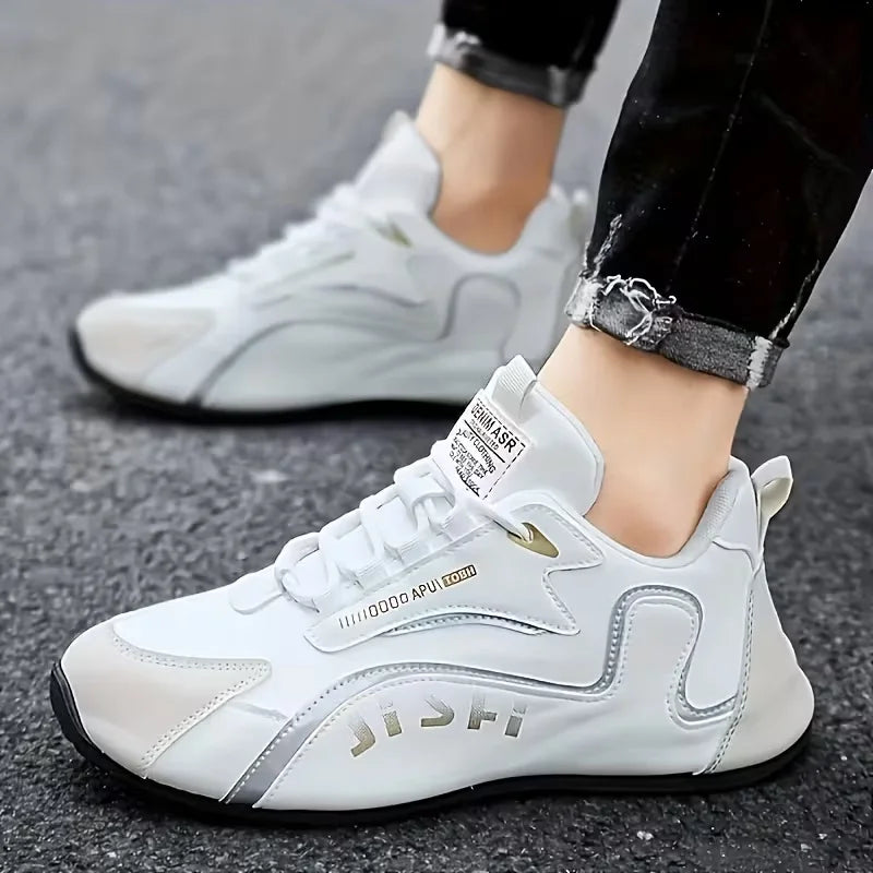 Men's Lightweight Breathable Training Shoes – Low-Top Lacing Style, Suitable for Gym Workouts, Daily Strolls, or Casual Wear. Th