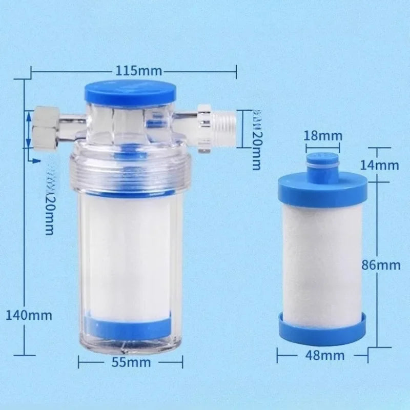 Pre-Filter Water Filter Cartridge Replaceable Household Faucet for Washing Machines Shower Kitchen Bathroom Water Heater Toilet