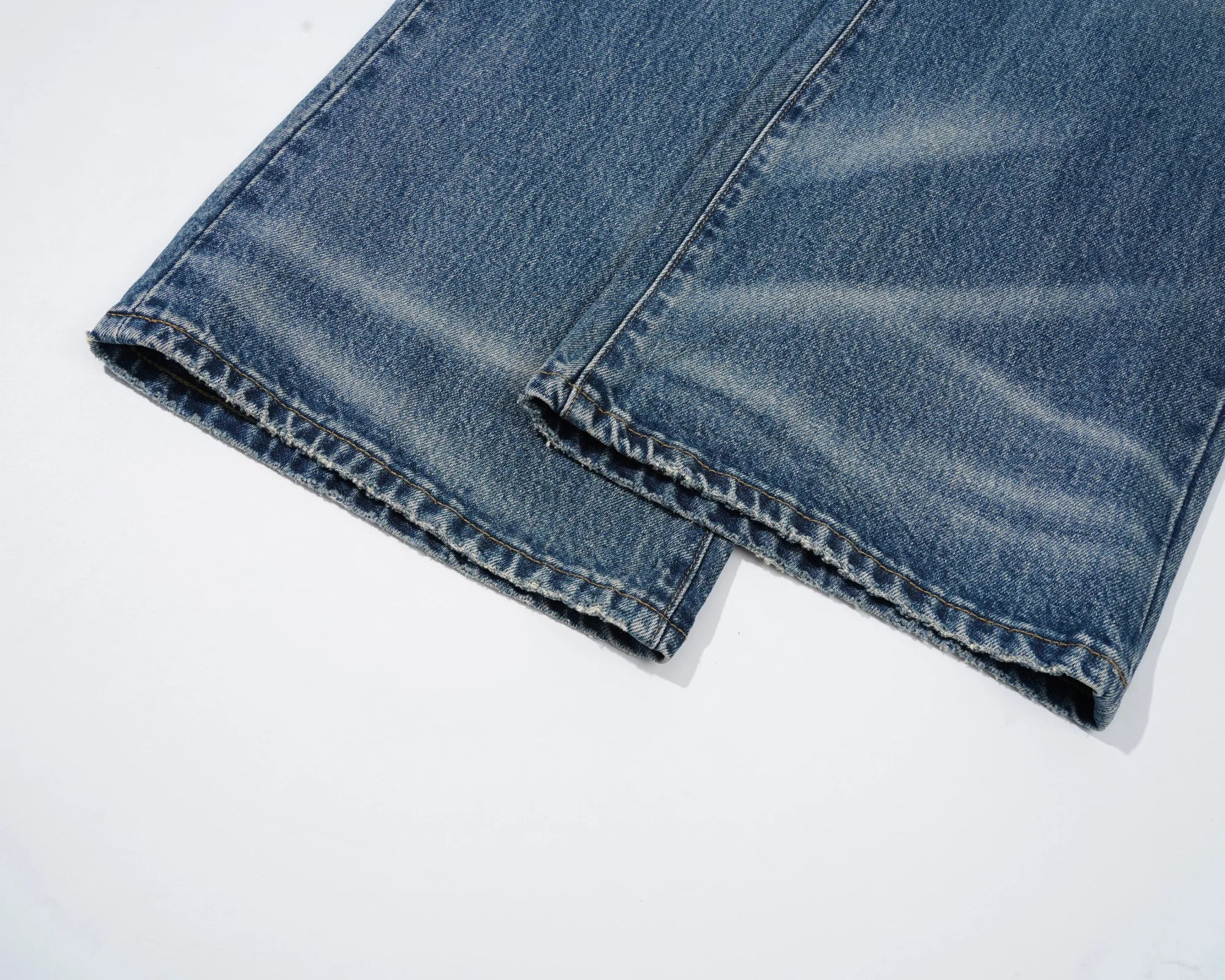 Yao Fashion Basic Style Daily Wear Street Style Retro Unisex Pants Y2k High Street Loose Vintage High Quality Jeans For Men