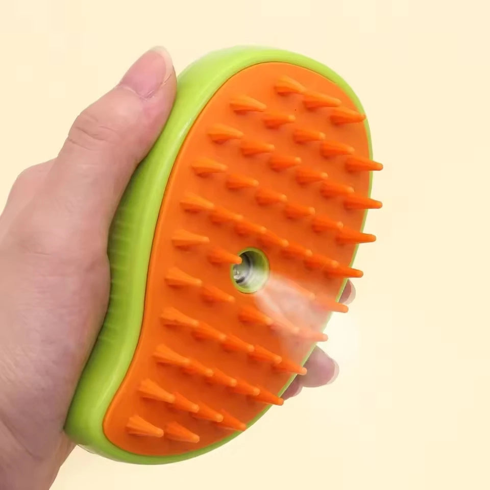 Remove Pet Hairs Brush for Combing Dogs Electric Spray Massage Long Hair Cat Dog Brush Fur Brush Cleaning Animal Hairs