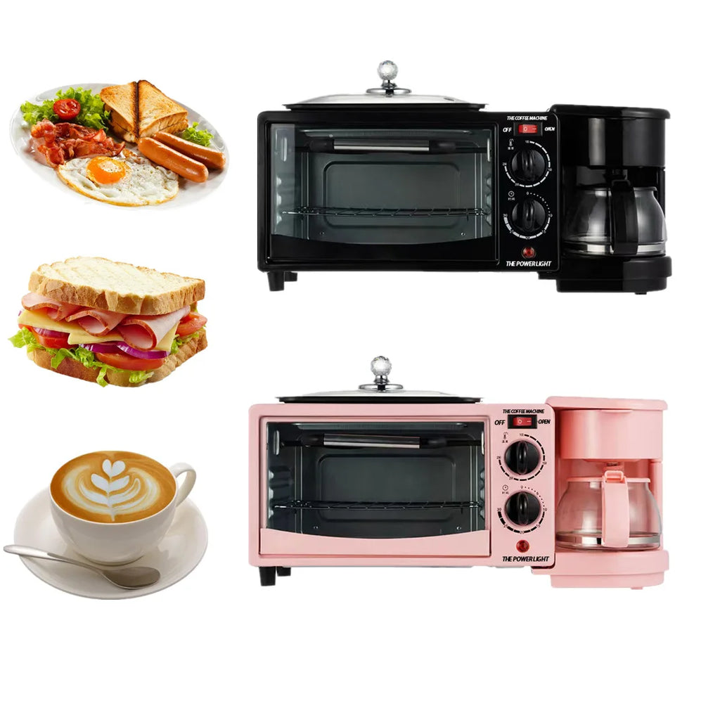CANDIMILL Direct Factory Sale Multi-purpose Household 3 In 1 Breakfast Maker Electric Roaster Egg Tart Machine