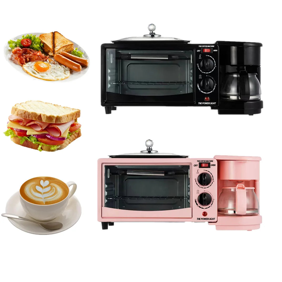 CANDIMILL Direct Factory Sale Multi-purpose Household 3 In 1 Breakfast Maker Electric Roaster Egg Tart Machine