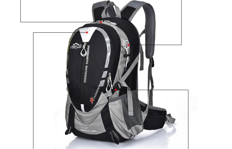 25L Waterproof Climbing Backpack Tactics Outdoor Sports Travel Rucksack Camping Hiking Back Pack Women Trekking Bag For Men