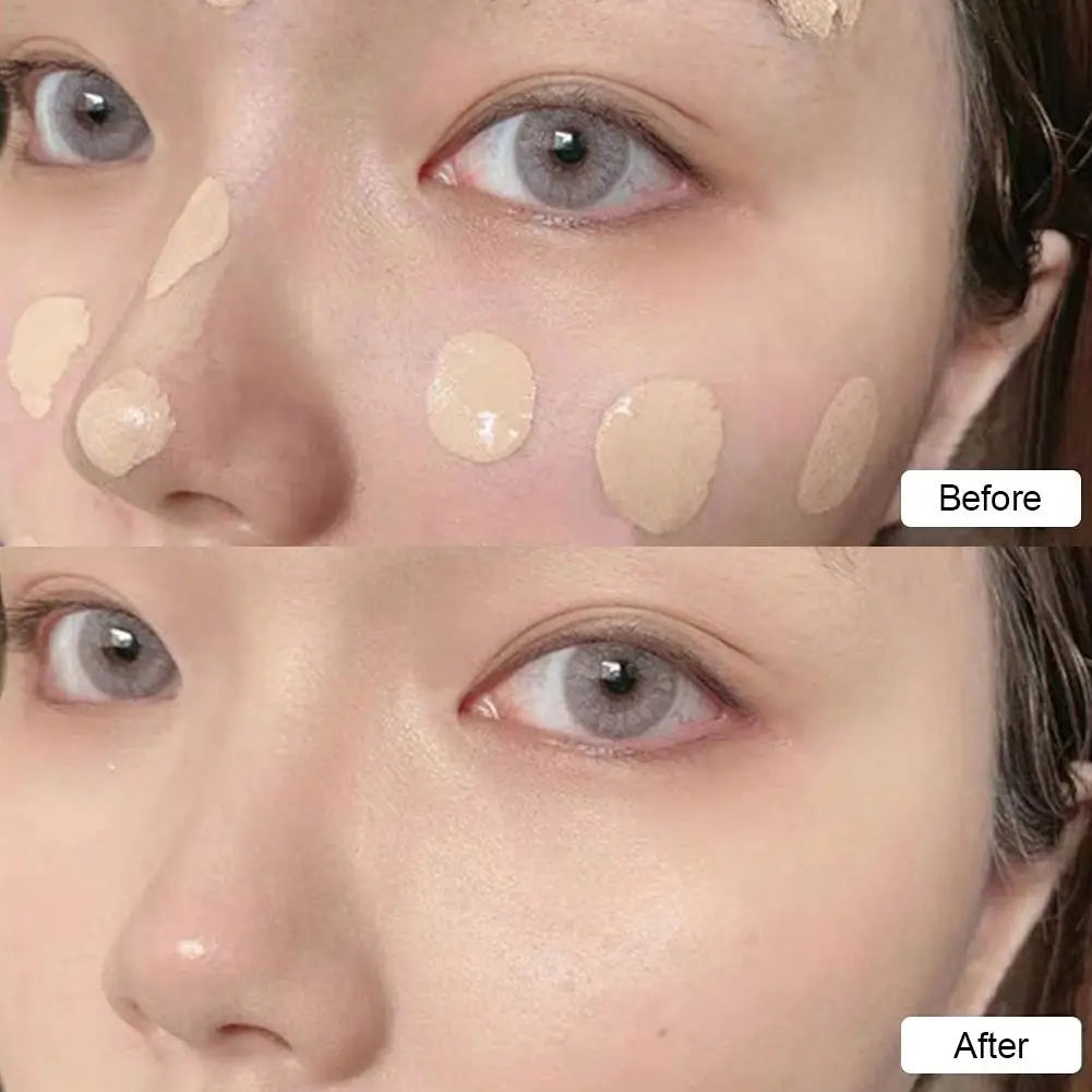 Full Coverage Liquid Foundation Natural Plain Face Cream Waterproof Concealer Base for Blemishes Liquid Foundation