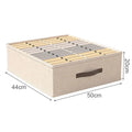 10/16/24 Grids Wardrobe Clothes Storage Organizer With PP Board Cabinet Foldable Drawer Sweater T-Shirt Jeans Storage Boxs