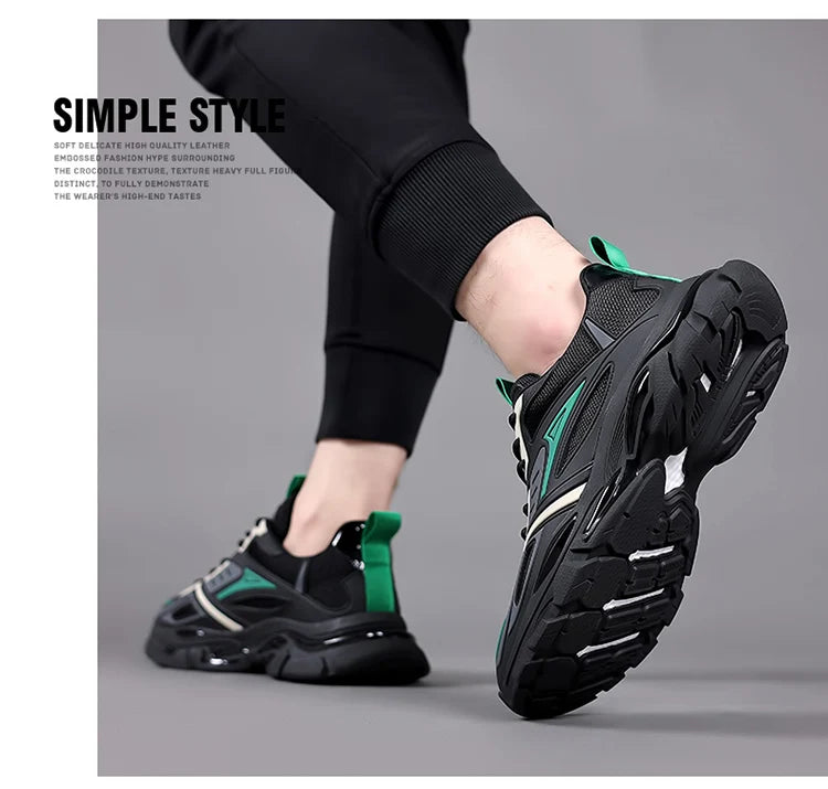 Luxury Designer Men's Sneakers Casual Platform Fashion Blade Loafers Running Shoes Male Tenis