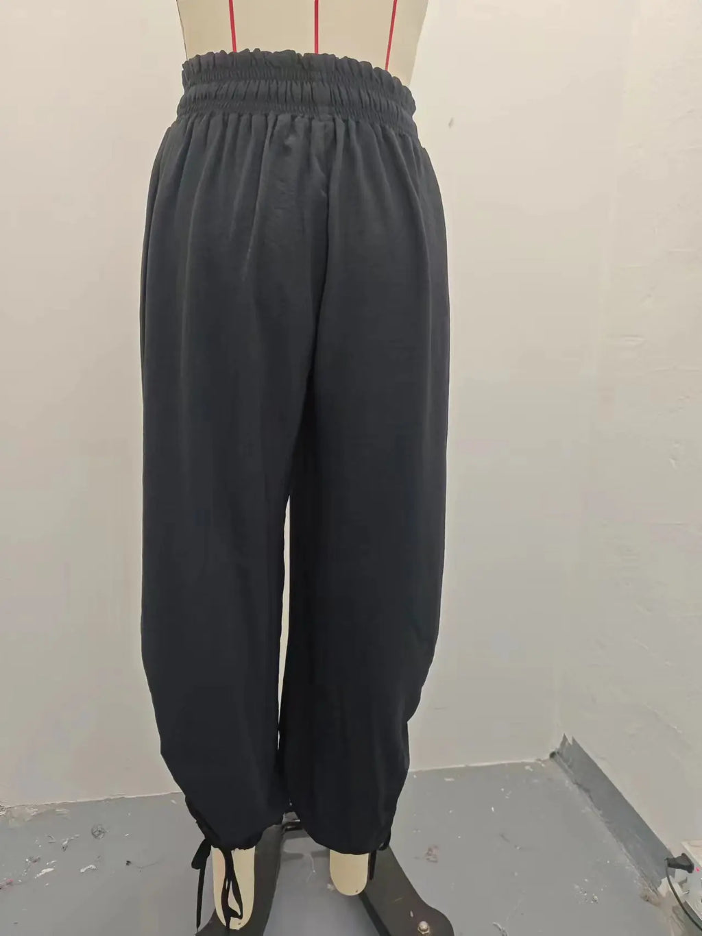 2026 New Drawstring Lantern Pants Women's Casual High Waist Loose Trousers Spring Summer Fashion Streetwear Female Joggers Pants