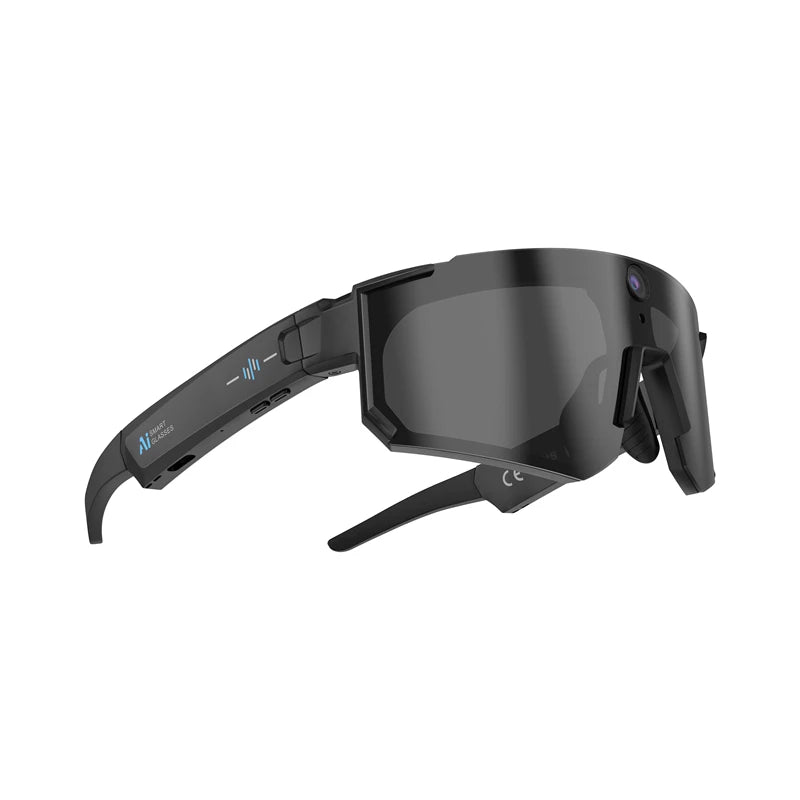 Cycling Smart Camera Glasses 800MP Photochromic Smart Glasses Bluetooth Calling Photo Video ChatGPT Music Translation