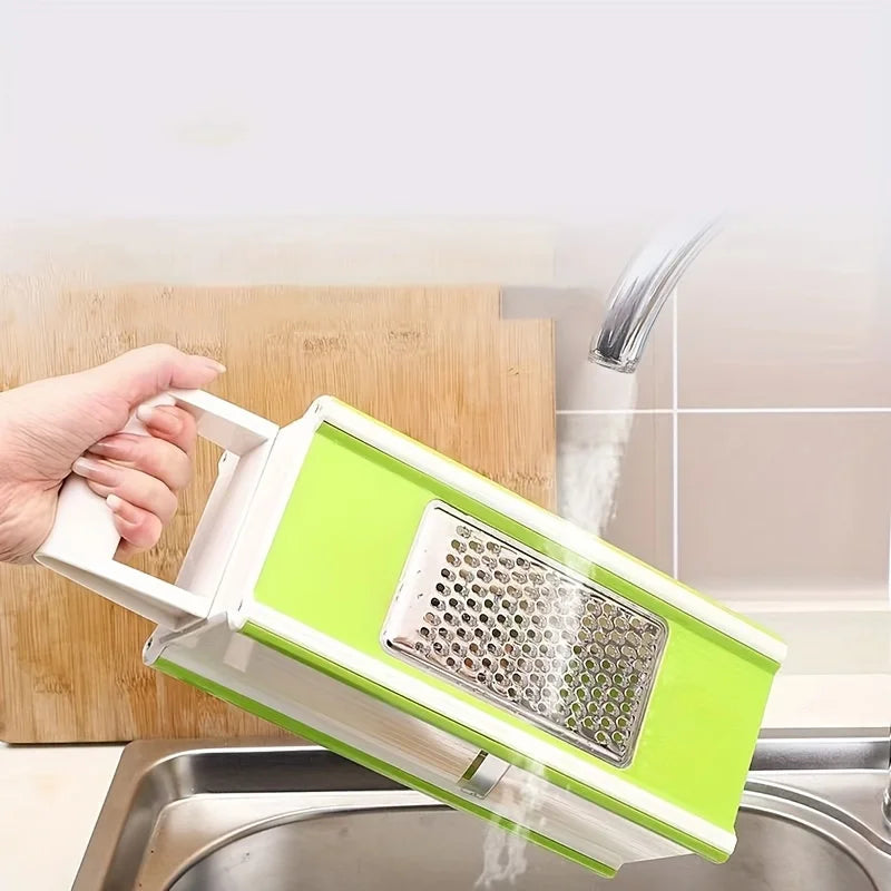 Multi-functional Manual Stainless Steel Vegetable Cutter Slicer Household Potato and Fruit Grater Creative Kitchen Gadgets