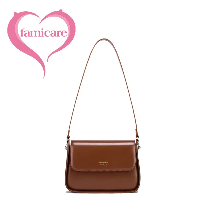 Wholesale Women Suede Bag Female Retro Frosted Cowhide Split Leather Armpit Shoulder Bag Lady Handbag Trendy Crossbody Messenger