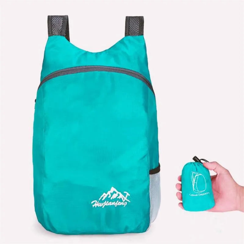 Outdoor lightweight sports bag waterproof backpack wear-resistant travel bag foldable backpack small backpack storage bag