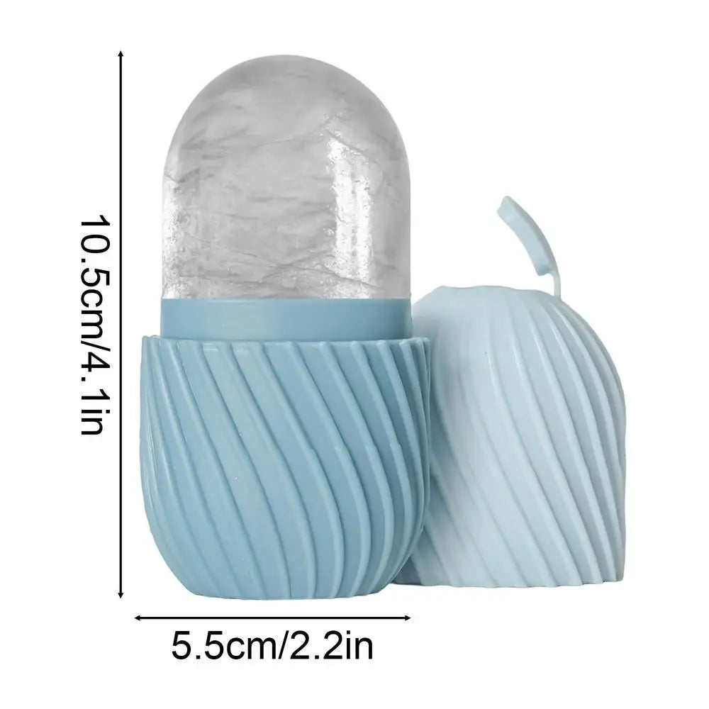 Face Ice Roller mold Beauty facial ice tray Massage silicone ice tray Facial Massager Face Lifting Beauty Skin Care Tools