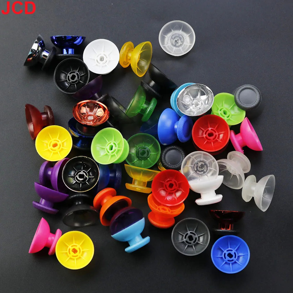 JCD 2pcs 3D Analog Joystick Stick For PS5 Controller Analogue Thumbsticks Caps Mushroom Game Head Rocker Replacement