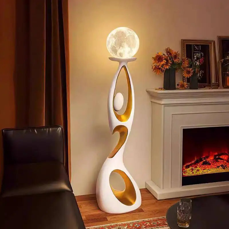 Modern Simple Creative Human-shaped Floor Lamp Next to the Living Room Sofa Light Luxury Bedroom Medieval Atmosphere Lamp
