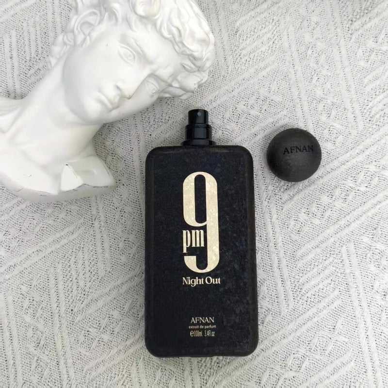 AFNAN 9PM Night Out Men's Perfume Arabic Fragrance Perfumes and Colognes Woody Masculine Rich Attractive Luxury Scent 100ml