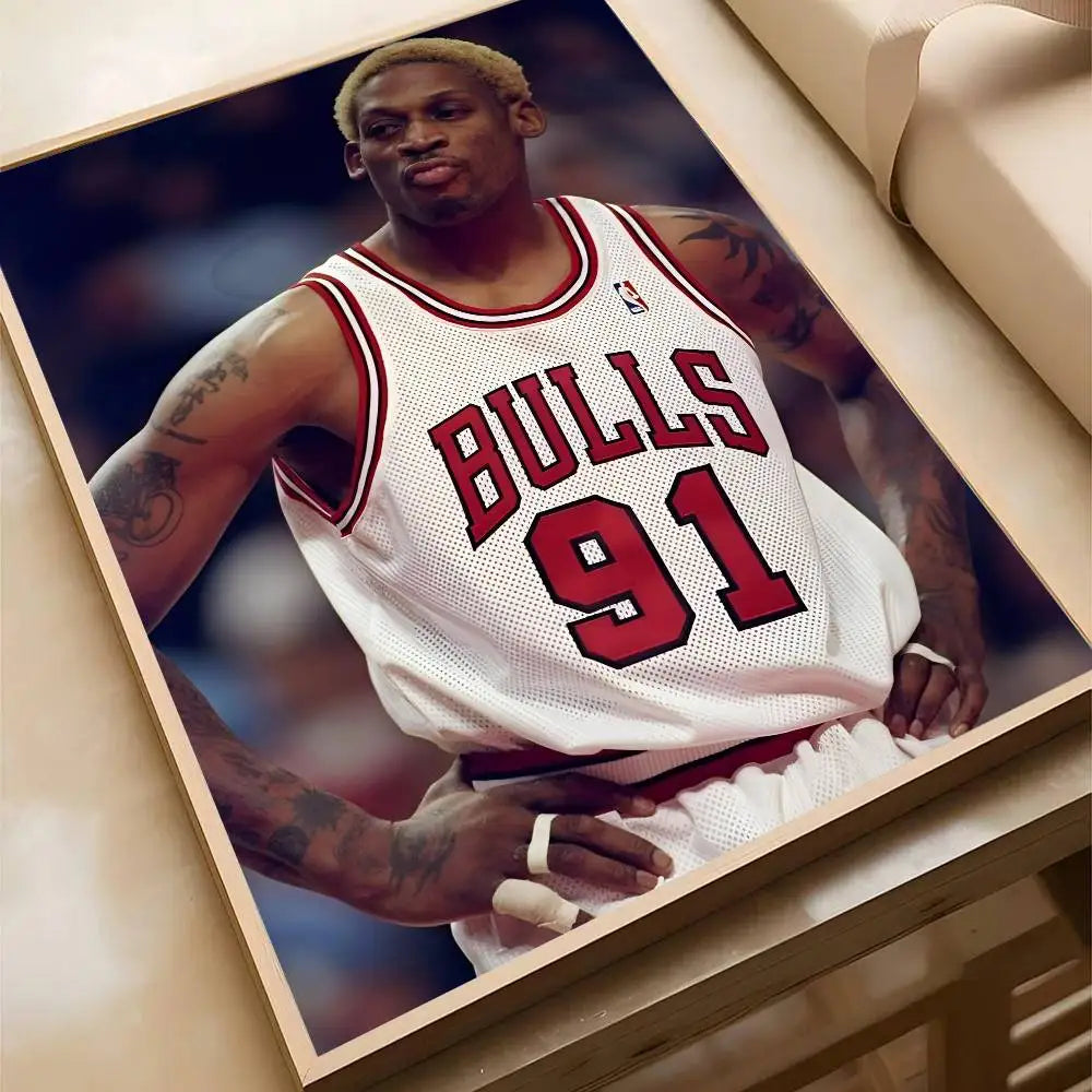 Rodman Poster Wall Art Printing Waterproof Home Living Bed Room Bar Aesthetic Decor