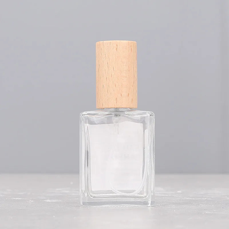 30/50/100ml Refillable Clear Glass Perfume Spray Bottles Fine Mist Atomizer with Sealed Cap Empty Fragrance Cosmetic Container