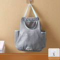 Kitchen Wall Mounted Garbage Bag Storage Bag, Hanging Plastic Bag Organizer With Hooks