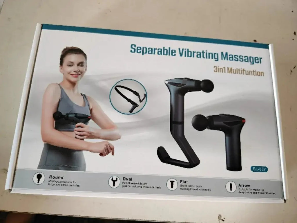Hot Selling Long-handle Electric Massage Gun Multifunctional for Muscle Relaxation Deep Tissue Percussion