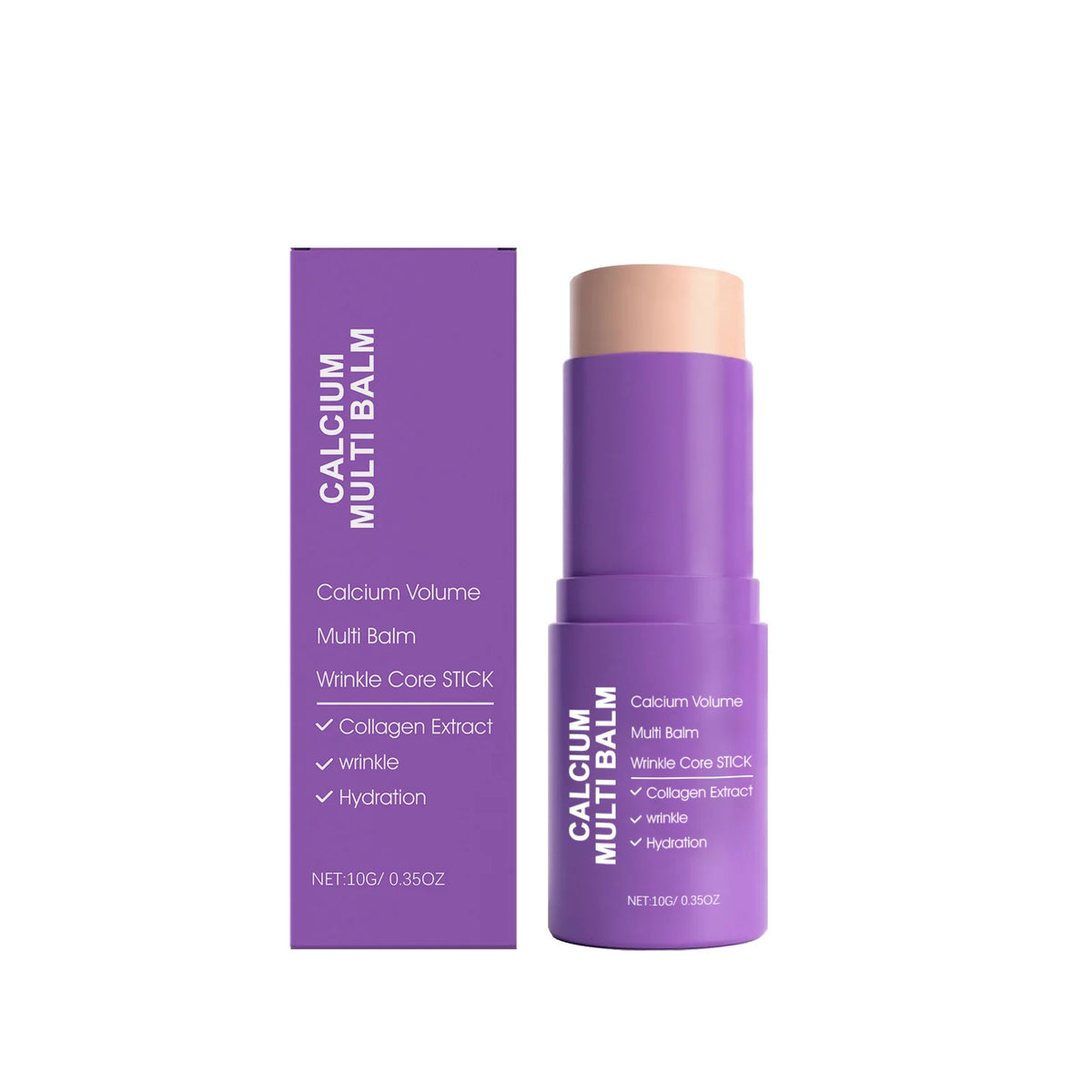 PDRN Calcium Volume Multi Balm Korean Anti-Oxidant Formula for Face, Eyes & Neck Hydrating, Firming Skin Treatment with Collagen
