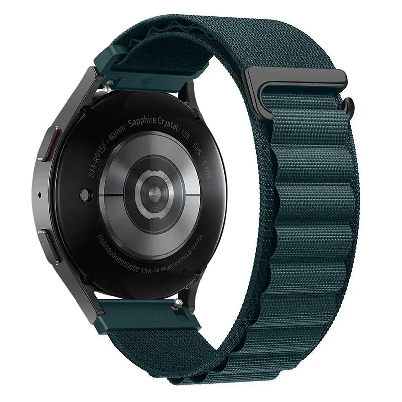 20mm 22mm Alpine Nylon Loop Band For Realme Watch 5/S/3 Oneplus Watch Lite/3/2/2R Comfortable Strap For Xiaomi Watch 5/S4-3-2-1