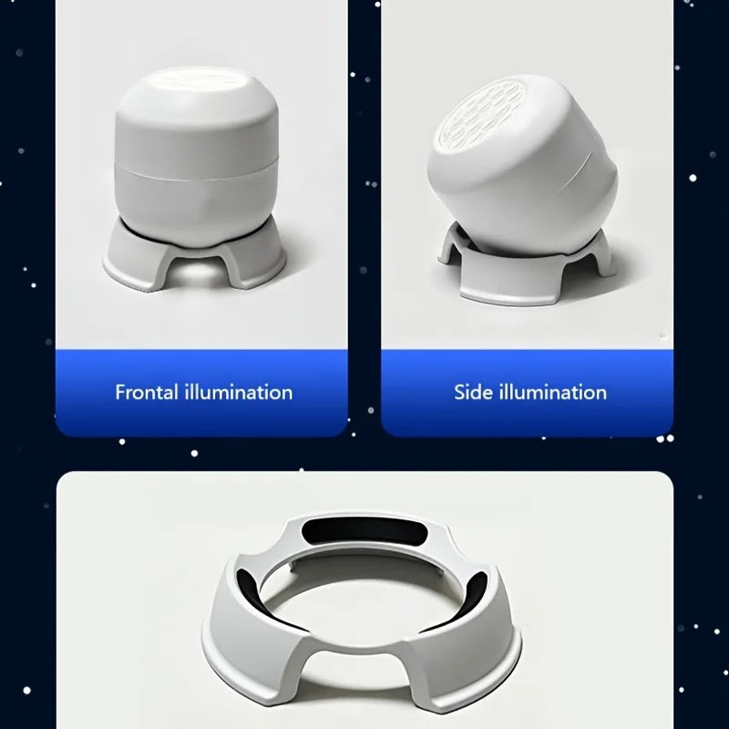 LED Starry Ocean Projector Light, 360° Rotating Dynamic Projection Night Light, USB Plug-in Ambient Lamp, Decorative Lighting