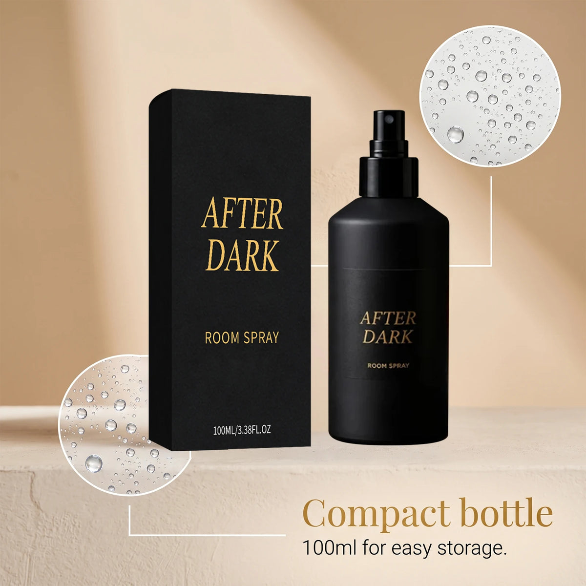 After Dark Room Spray Matte Compact Bottle Subtle Fragrance Odor Regulation Create Relaxing Warm Atmosphere Home Textile Spray