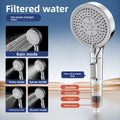 Cream Wind Pressurized ShowerHead 12 Cm Large Panel Water Outlet Handheld  Shower Head Pressurized ShowerSet